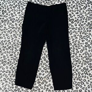 Ann Taylor Women's Elegant Black Dress Capri Pants
